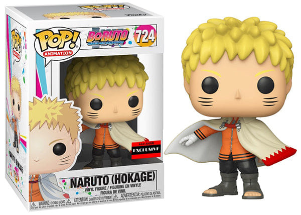 Funko Pop! Naruto Hokage, Boruto 724 - AAA Anime Exclusive Vinyl Figure in PopShield Protector