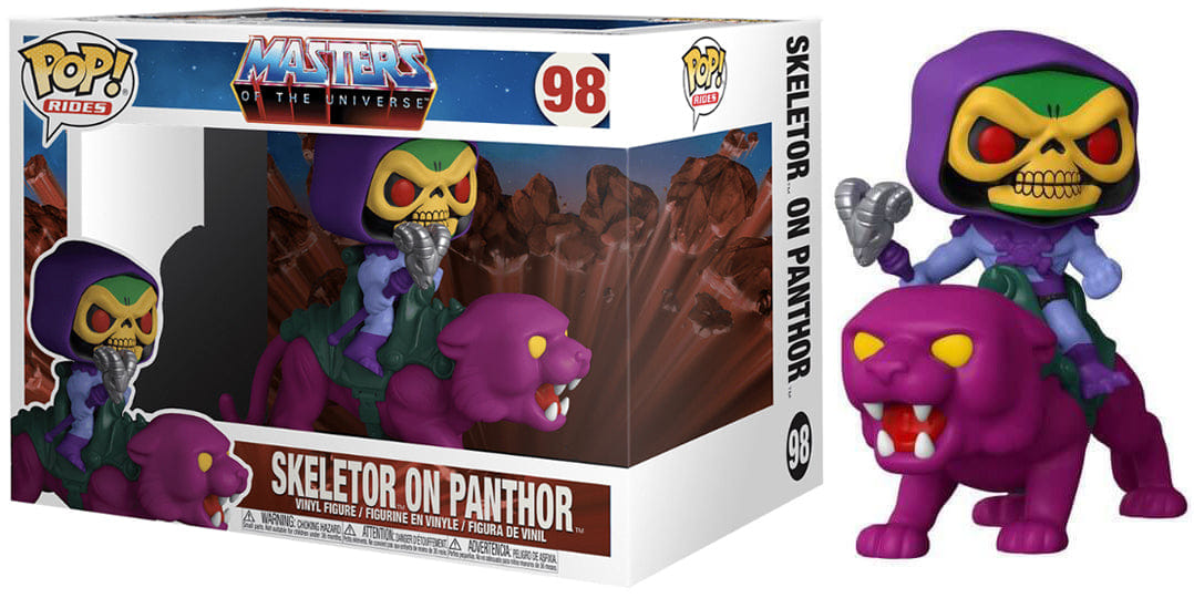 Funko Pop! Skeletor on Panthor Rides, Masters of the Universe 98 Vinyl Figure