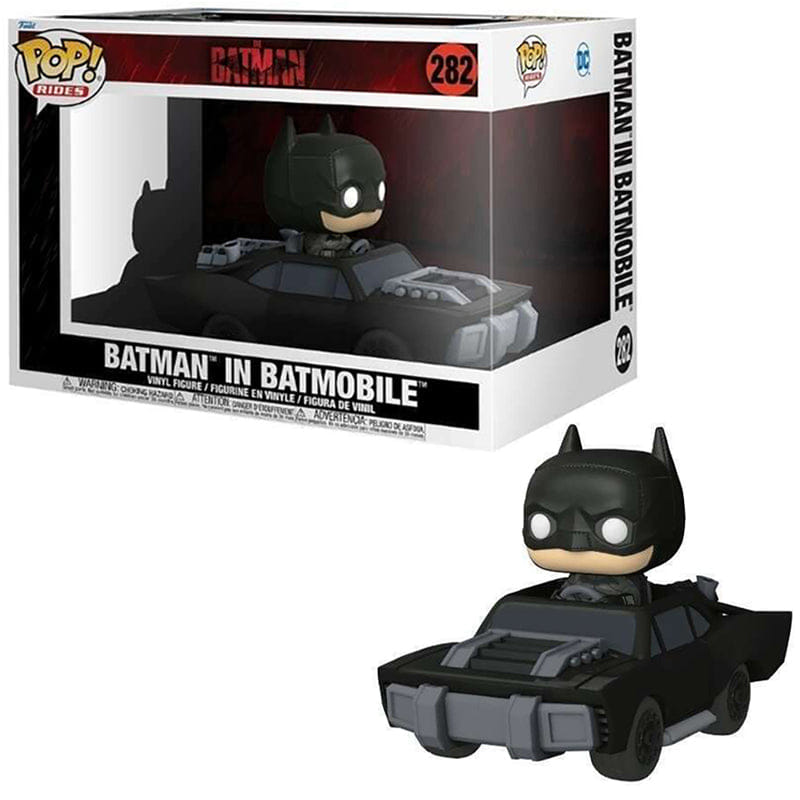 Funko Pop! Batman in Batmobile Rides 282 - Light Damage Vinyl Figure