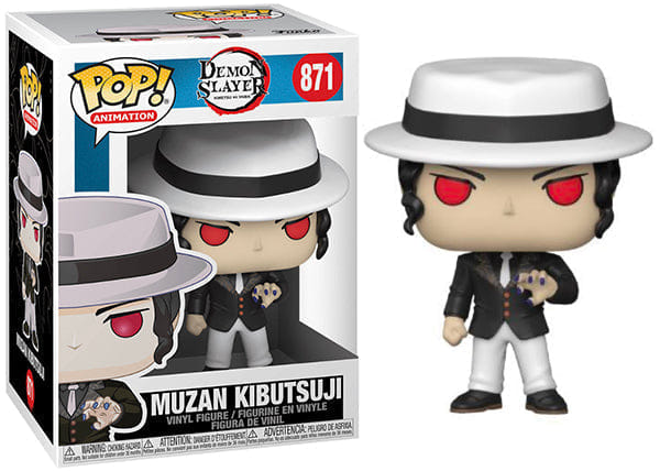 Funko Pop! Muzan Kibutsuji Demon Slayer 871 Vinyl Figure in PopShield Protector