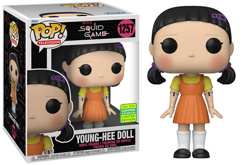Funko Pop! Young - Hee Doll 6 - Inch, Squid Game 1257 - 2022 Summer Convention Exclusive Vinyl Figure
