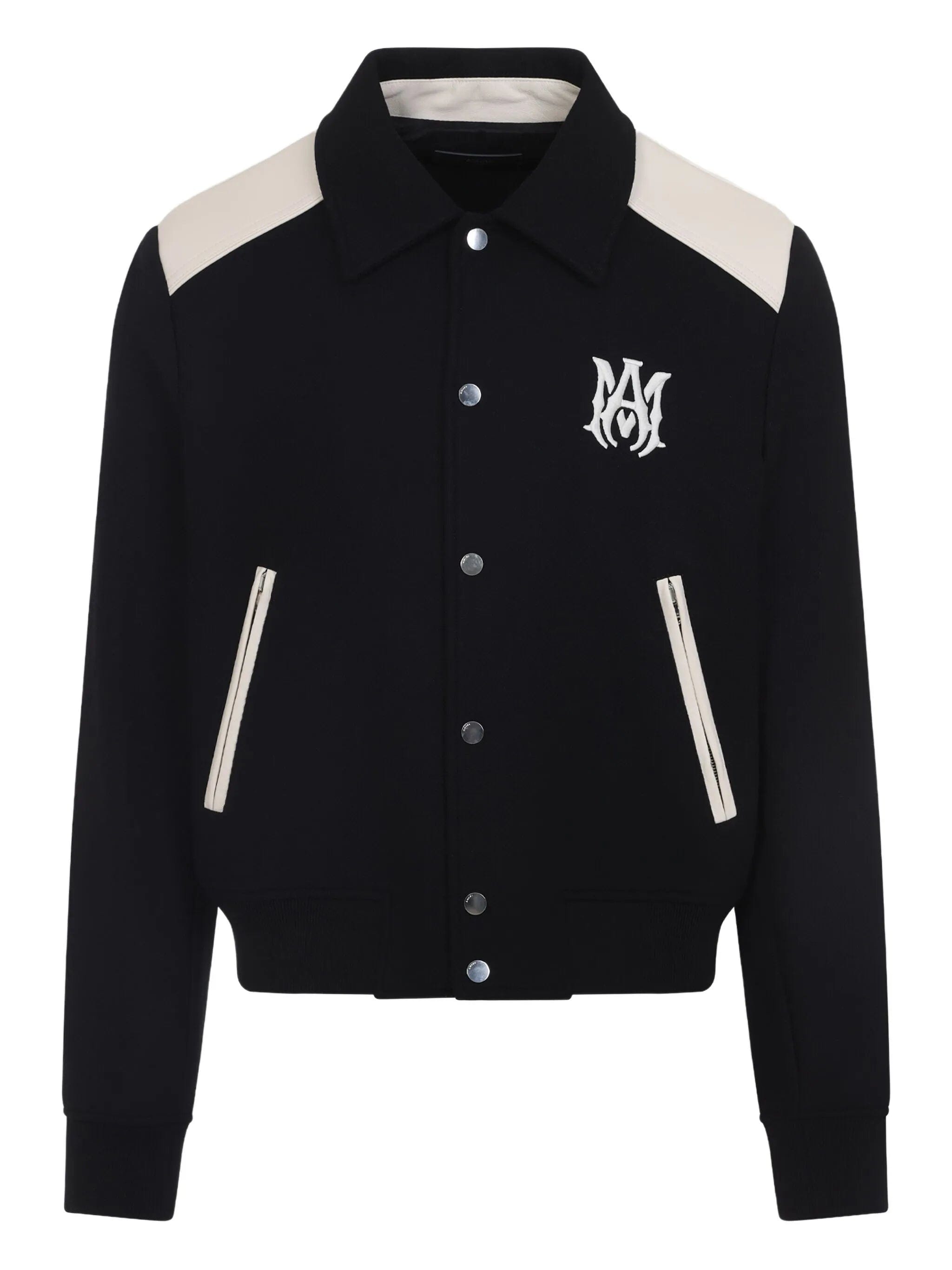 AMIRI varsity logo - embroidered jacket