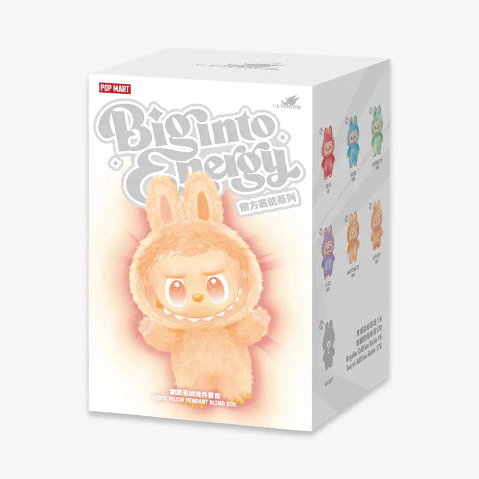Pop Mart Labubu The Monsters Big into Energy Happiness Vinyl Face Plush Pendant
