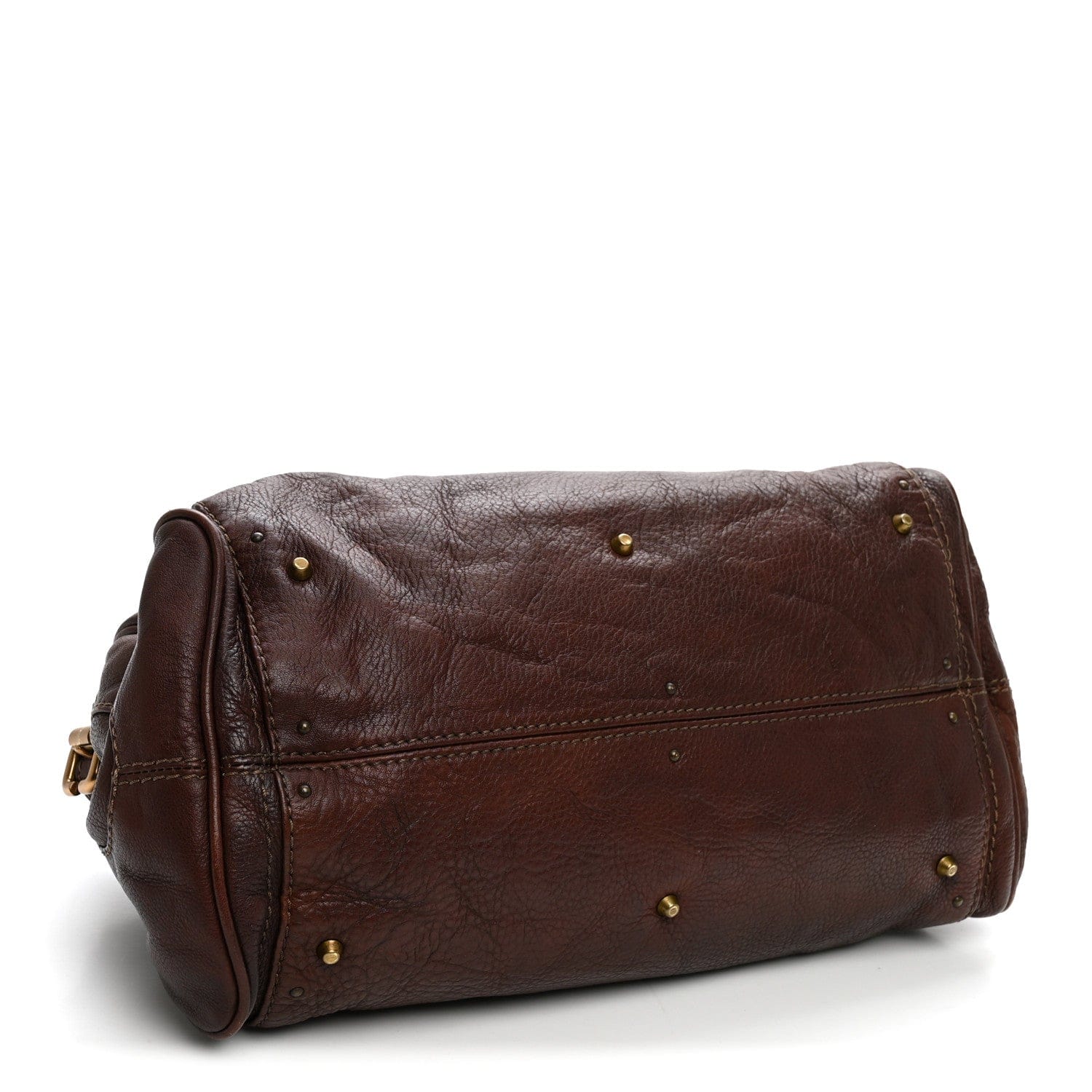 Chloe Calfskin Medium Paddington Satchel Burgundy