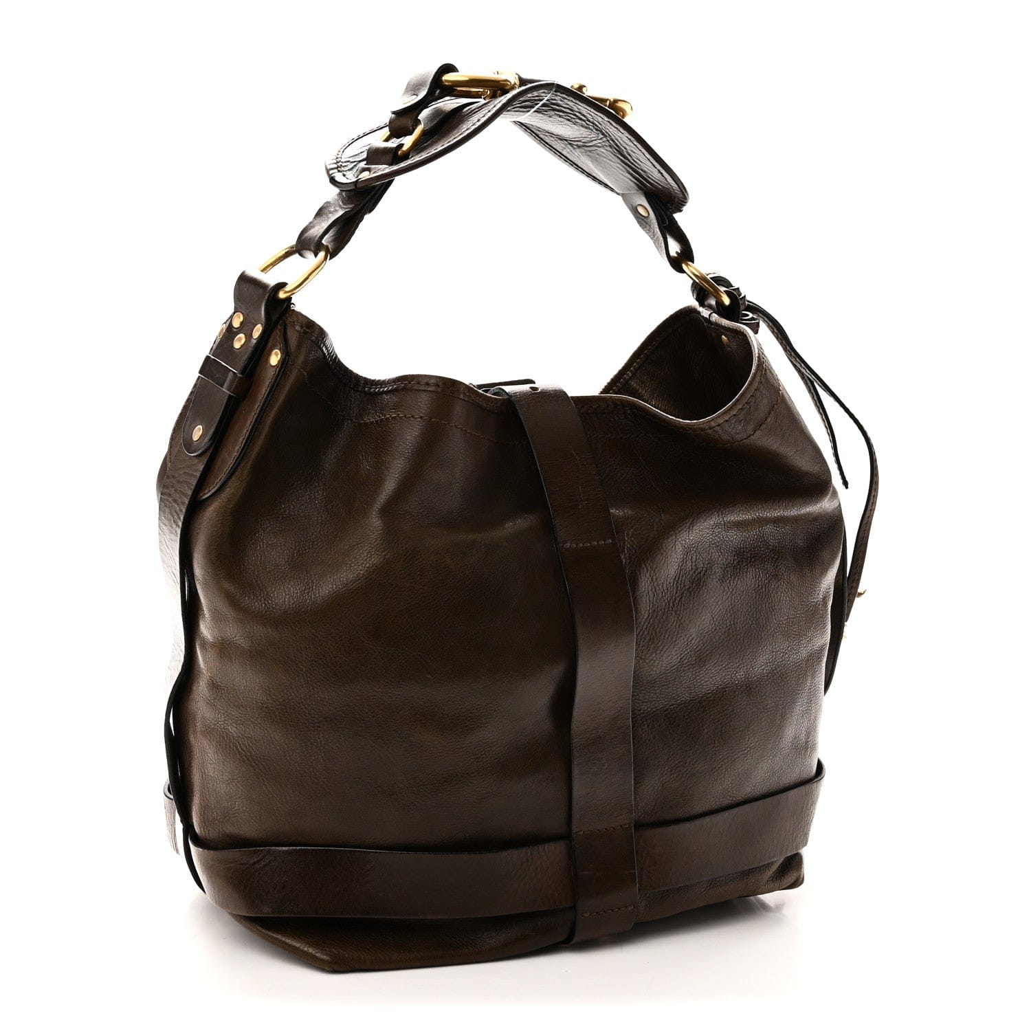 Chloe Goatskin Large Kerala Bag Brown