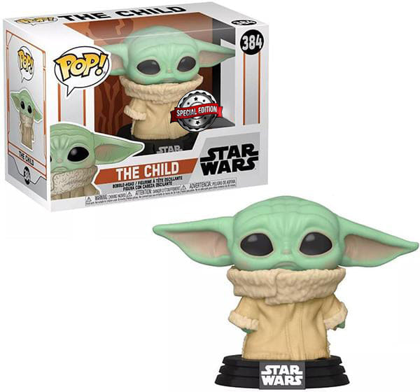 Funko Pop! The Child Concerned, Mandalorian 384 - Special Edition Exclusive Vinyl Figure in PopShield Protector