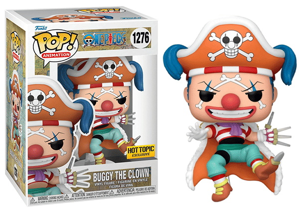 Funko Pop! Buggy the Clown One Piece 1276 Vinyl Figure in PopShield Protector
