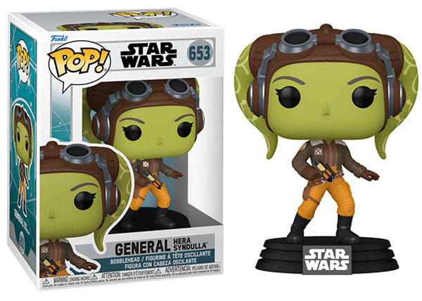 Funko Pop! General Hera Syndulla Ahsoka 653 Vinyl Figure in PopShield Protector