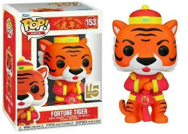 Funko Pop! Fortune Tiger Asia 153 - MINDstyle Exclusive Vinyl Figure in PopShield Protector