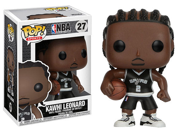 Funko Pop! Kawhi Leonard San Antonio Spurs, NBA 27 Vinyl Figure in PopShield Protector
