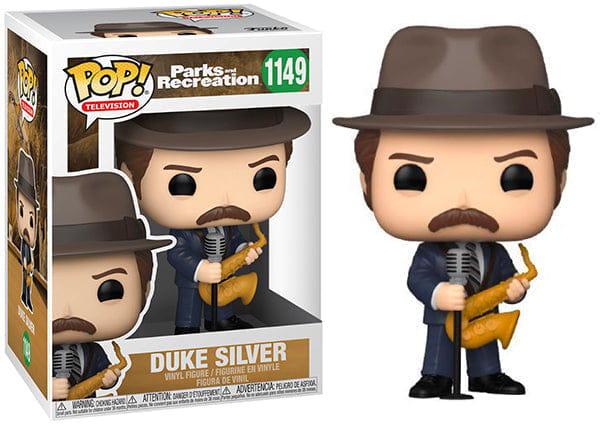 Funko Pop! Duke Silver Parks & Recreation 1149 Vinyl Figure in PopShield Protector