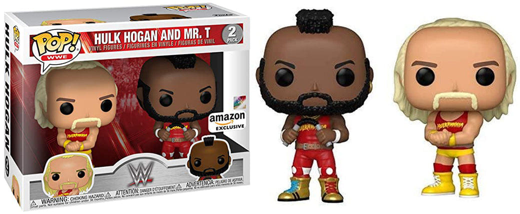Funko Pop! Hulk Hogan & Mr. T WWE 2 - pk - Amazon Exclusive Vinyl Figure