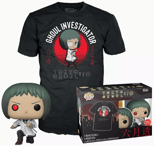 Funko Pop! Toru Mutsuki w/ T - Shirt M, Sealed, Tokyo Ghoul: re - GameStop Exclusive Vinyl Figure