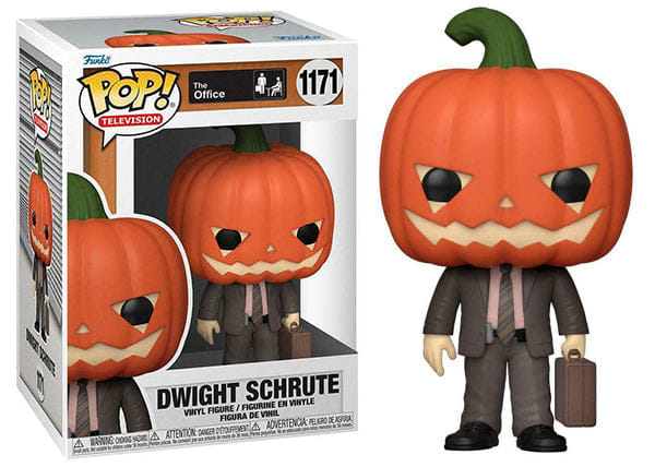 Funko Pop! Dwight Schrute w/ Pumpkinhead, The Office 1171 Vinyl Figure in PopShield Protector