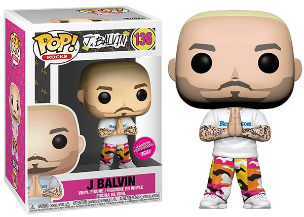 Funko Pop! J Balvin 136 - J Balvin Merch Exclusive Vinyl Figure in PopShield Protector