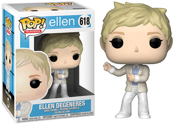 Funko Pop! Ellen Degeneres 618 Vinyl Figure in PopShield Protector