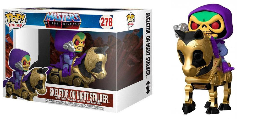 Funko Pop! Skeletor on Night Stalker Rides, Masters of the Universe 278 Vinyl Figure