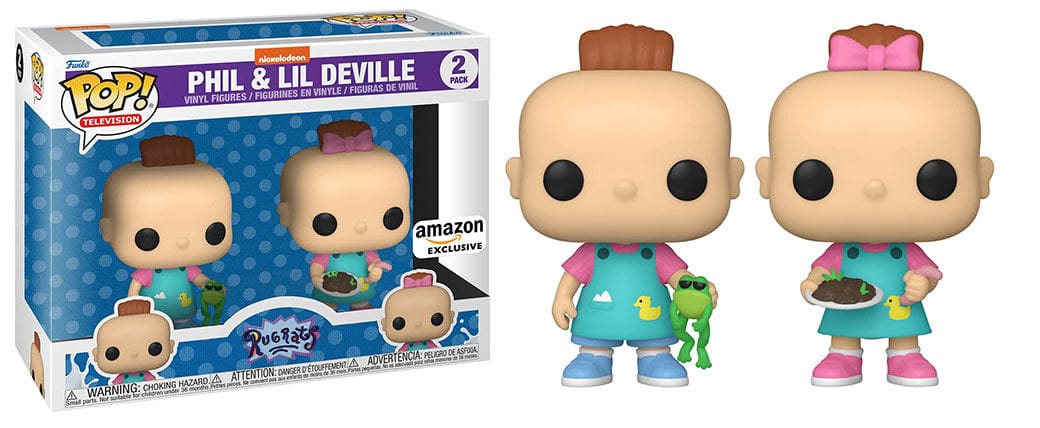 Funko Pop! Phil & Lil Deville Rugrats 2 - pk - Amazon Exclusive Vinyl Figure