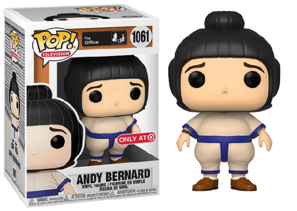 Funko Pop! Andy Bernard Sumo Suit, The Office 1061 - Target Exclusive Vinyl Figure in PopShield Protector