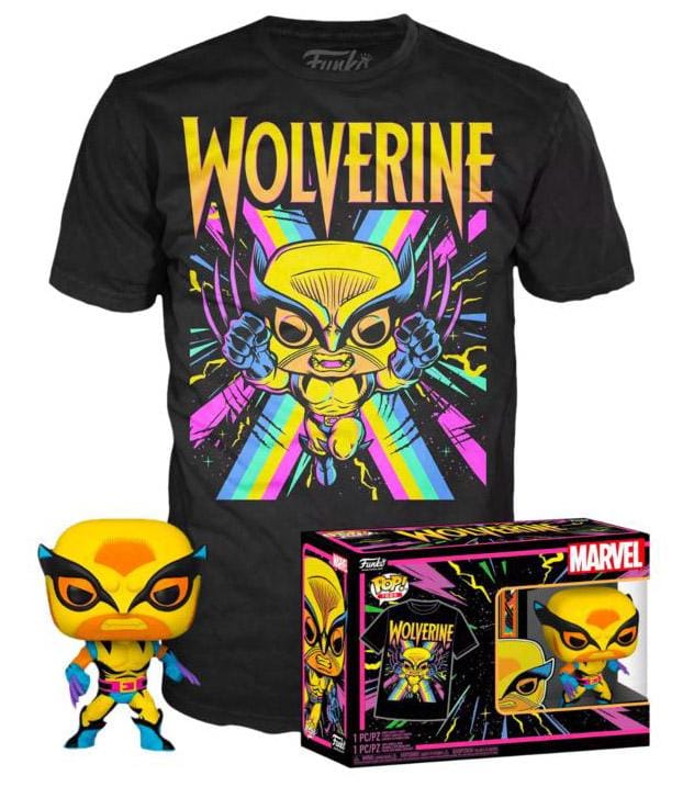 Funko Pop! Wolverine Blacklight and Blacklight Wolverine T-Shirt L, Sealed 802 - Target Exclusive Vinyl Figure
