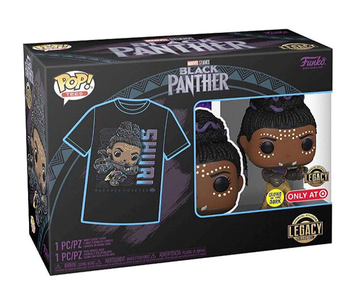 Funko Pop! Shuri Glow w/T - Shirt XL, Sealed 876 - Target Exclusive Vinyl Figure