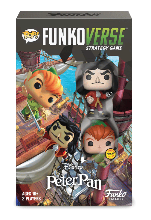 Funko Pop! Funkoverse Strategy Game Peter Pan Flocked 2 - Pack **Chase** Vinyl Figure