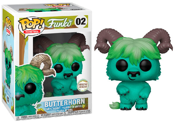 Funko Pop! Butterhorn Spring, Monsters 02 - Funko Shop Exclusive Vinyl Figure in PopShield Protector