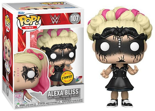 Funko Pop! Alexa Bliss Black Outfit, WWE 107 **Chase** Vinyl Figure in PopShield Protector