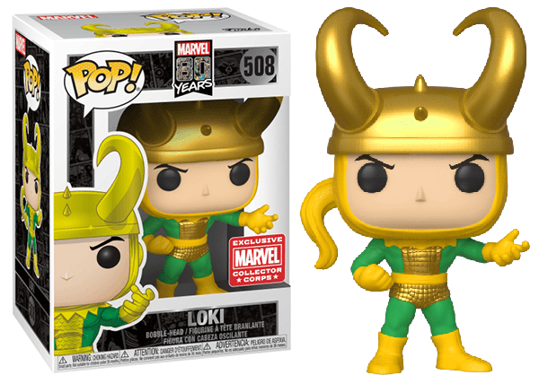 Funko Pop! Loki First Appearance 508 - Collector Corps Exclusive Vinyl Figure in PopShield Protector