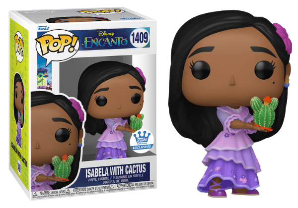 Funko Pop! Isabela w/ Cactus Encanto 1409 - Funko Shop Exclusive Vinyl Figure in PopShield Protector