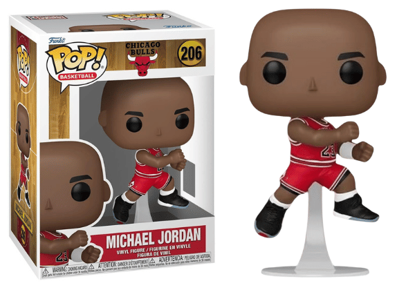 Funko Pop! Michael Jordan 1989 Playoffs, Chicago Bulls, NBA 206 Vinyl Figure in PopShield Protector