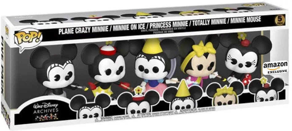 Funko Pop! Minnie Mouse 5 - Pack - Amazon Exclusive Vinyl Figure