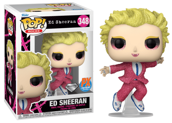 Funko Pop! Ed Sheeran Diamond Collection, Bad Habits 348 - Previews Exclusive Vinyl Figure in PopShield Protector