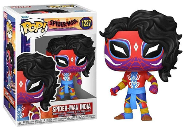 Funko Pop! Spider - Man India Across the Spider - verse 1227 Vinyl Figure in PopShield Protector