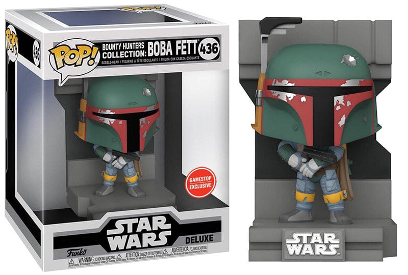 Funko Pop! Bounty Hunters Collection: Boba Fett Deluxe 436 - GameStop Exclusive Vinyl Figure