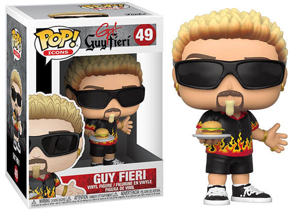Funko Pop! Guy Fieri Icons 49 Vinyl Figure in PopShield Protector