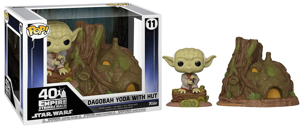 Funko Pop! Dagobah Yoda w/ Hut Town 11 Vinyl Figure
