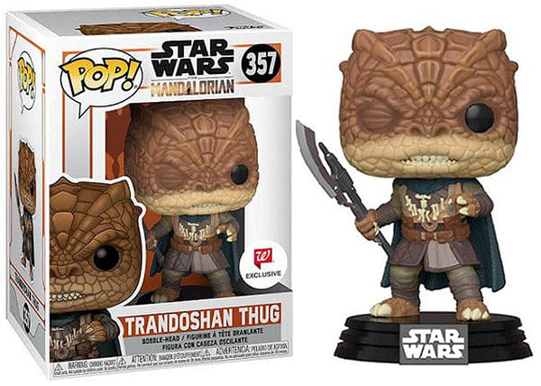 Funko Pop! Trandoshan Thug The Mandalorian 357 - Walgreen's Exclusive Vinyl Figure in PopShield Protector