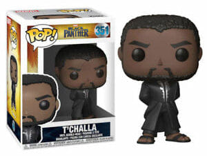 Funko Pop! T'Challa Black Robe, Black Panther 351 Vinyl Figure in PopShield Protector