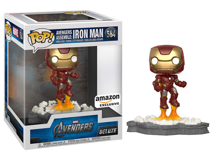 Funko Pop! Avengers Assemble: Iron Man Deluxe, Avengers 584 - Amazon Exclusive Vinyl Figure