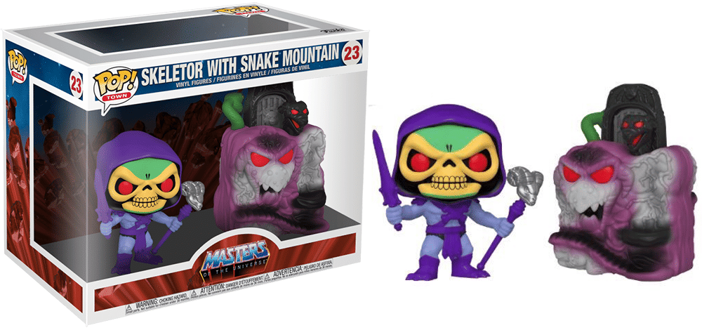 Funko Pop! Skeletor w/ Snake Mountain Town 23 Vinyl Figure