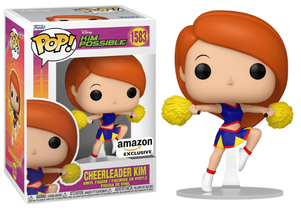 Funko Pop! Cheerleader Kim, Disney Kim Possible 1583 - Amazon Exclusive Vinyl Figure in PopShield Protector