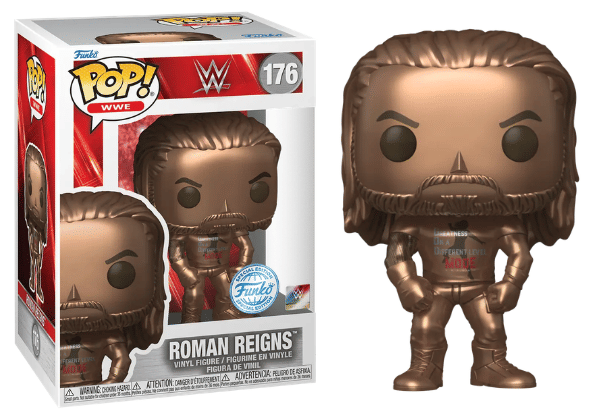 Funko Pop! Roman Reigns, Bronze, WWE 176 - Special Edition Exclusive Vinyl Figure in PopShield Protector