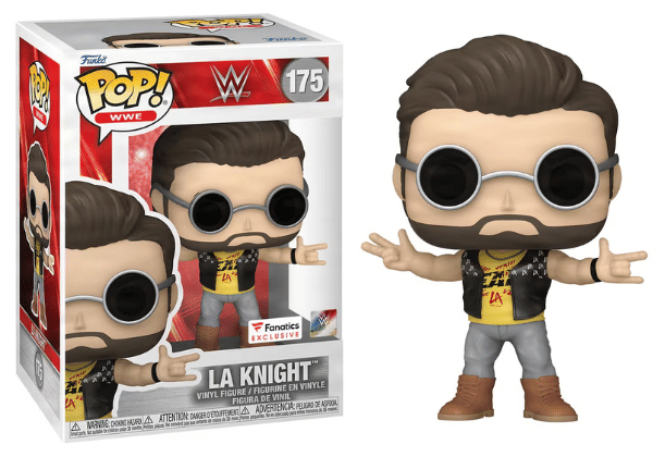 Funko Pop! LA Knight, WWE 175 - Fanatics Exclusive Vinyl Figure in PopShield Protector