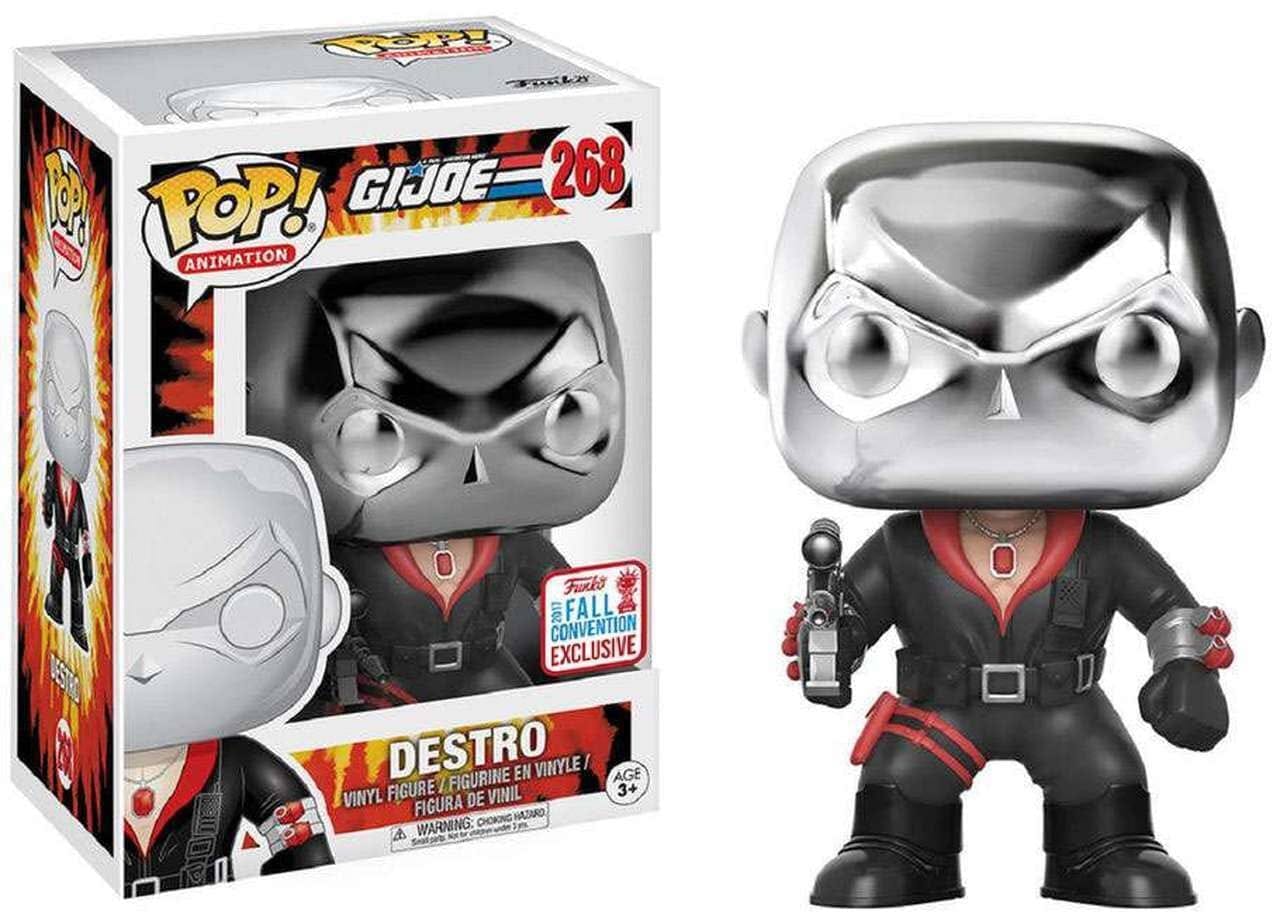 Funko (Light Box Damage) G.I. Joe Destro Fall Convention Exclusive Funko Pop! #268