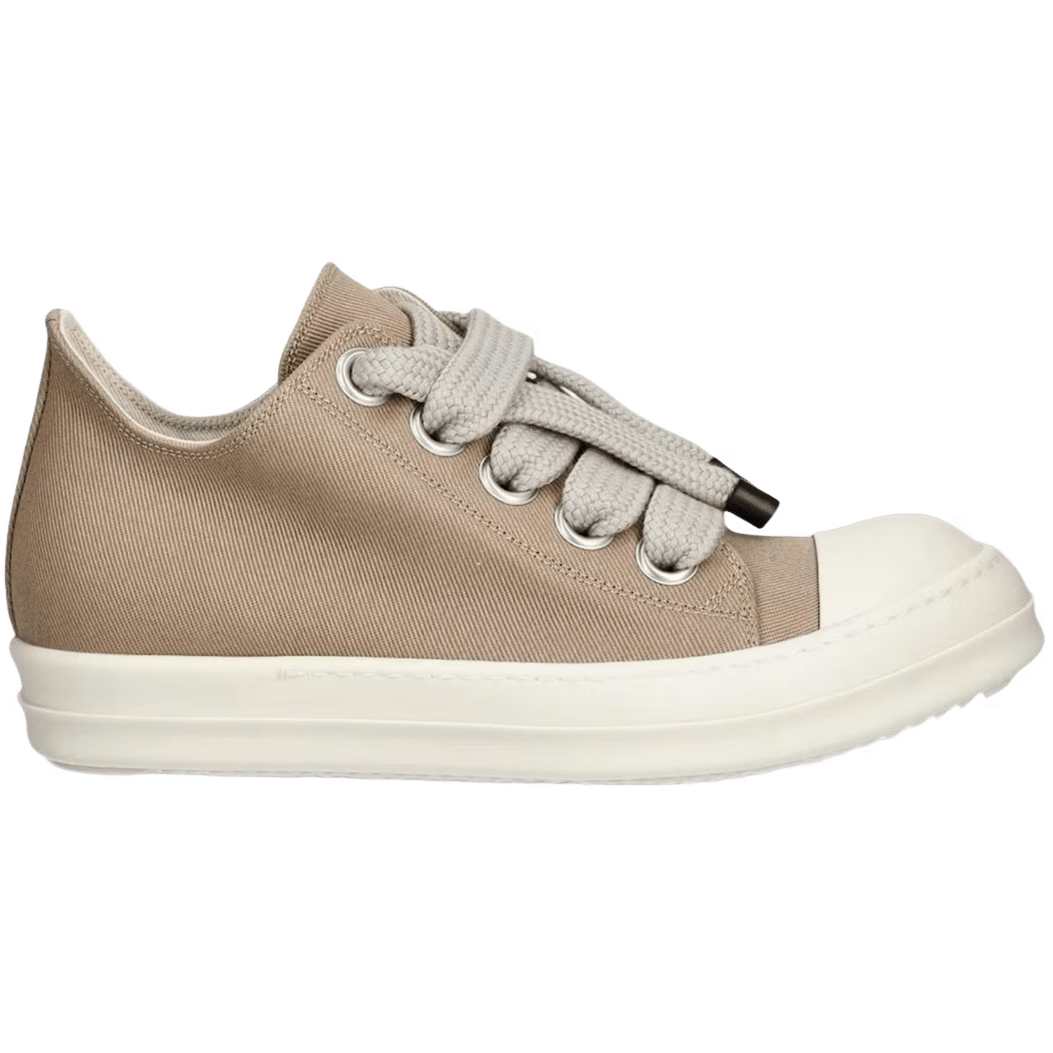 Rick Owens DRKSHDW Jumbolace Low Sneaks Dust Milk