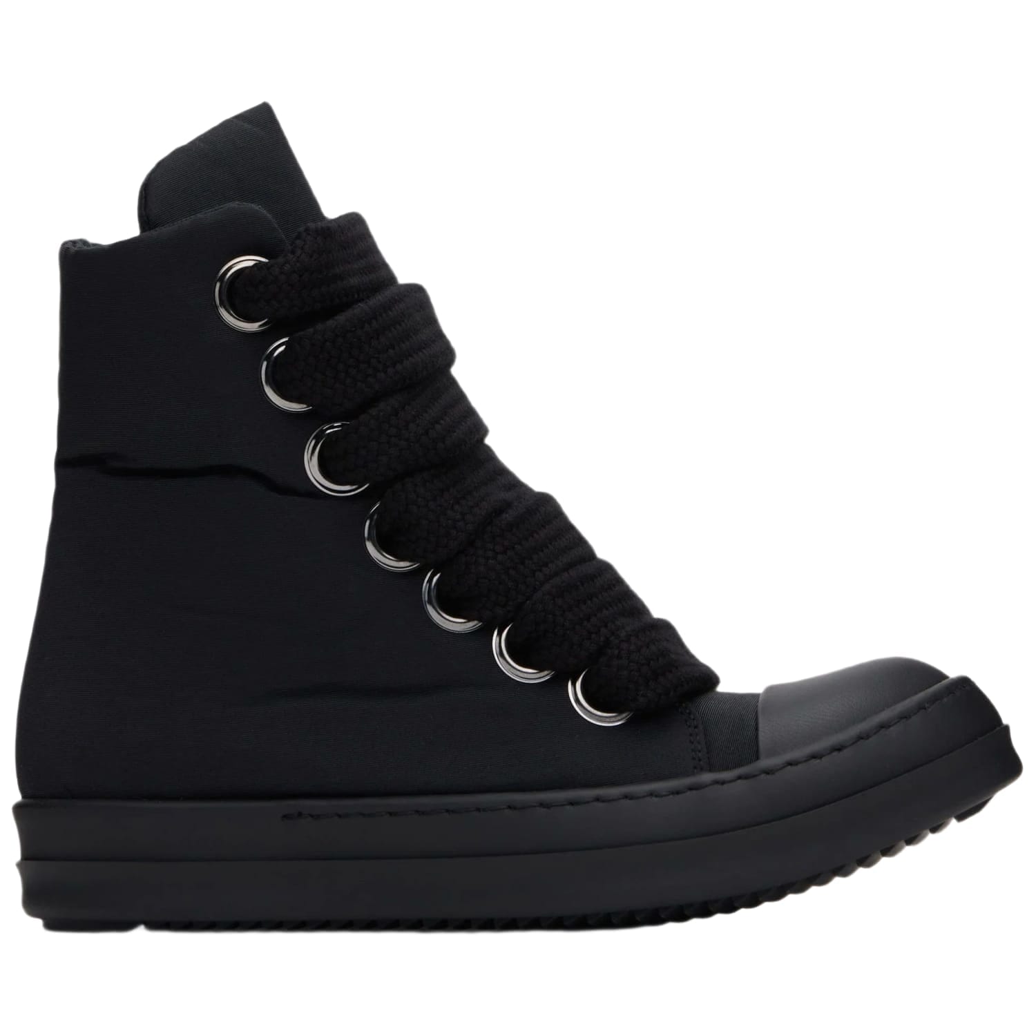 Rick Owens DRKSHDW Jumbo Lace Puffer High Triple Black