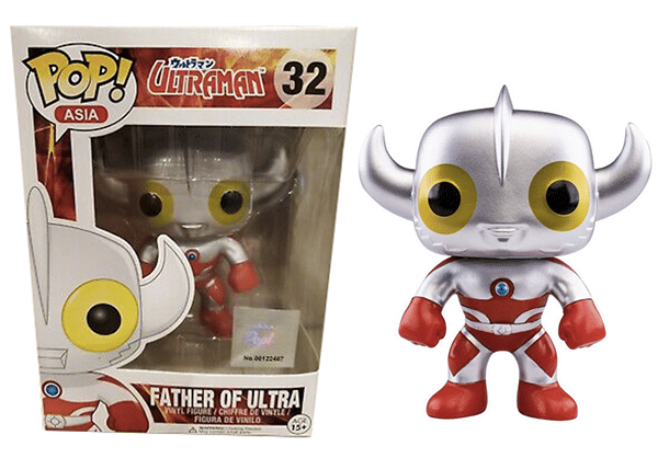 Funko Pop! Father of Ultra Asia 32 Vinyl Figure in PopShield Protector