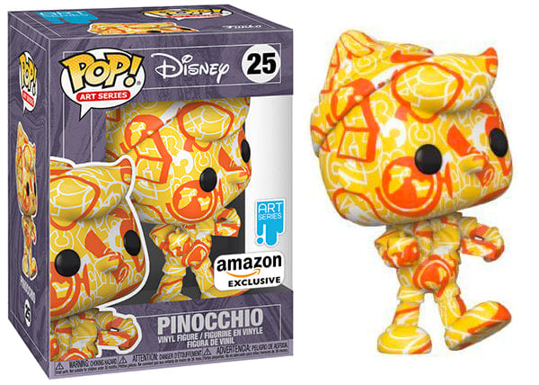 Funko Pop! Pinocchio Art Series, Sealed Stack 25 - Amazon Exclusive Vinyl Figure in PopShield Protector