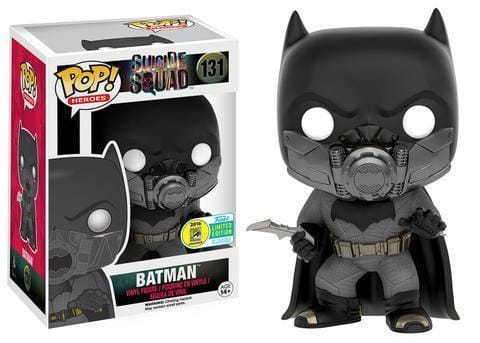 Funko (Light Box Damage) Funko Pop! Suicide Squad Batman (Under Water) (Official Con Sticker) #131